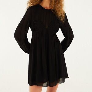 Farm Rio Black Shell Mini Dress size XS